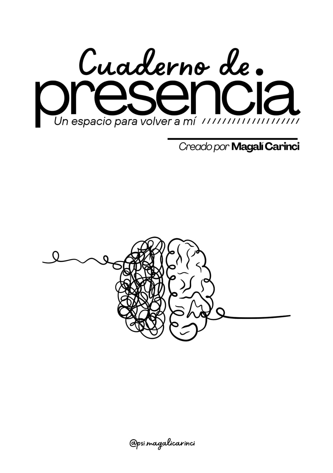 Tapa de Cuaderno de Presencia